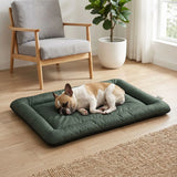 PawHut Waterproof Foldable Dog Bed Mat with Anti-Slip Base – Machine Washable, 90 x 60 x 5 cm