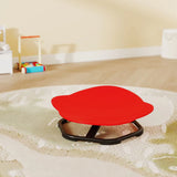 AIYAPLAY Kids Planet-Shaped Swivel Chair – Sensory Spinning Seat for Balance and Coordination, Red