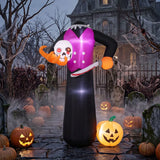 Outsunny 6 FT Halloween Inflatable Headless Skeleton