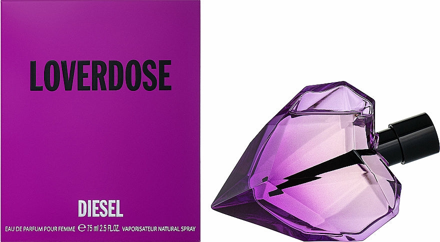 Diesel Loverdose Eau de Parfum Spray 75ml – Floral, Fresh & Citrus Fragrance for Women