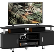 120cm TV unit with shelves and cupboards