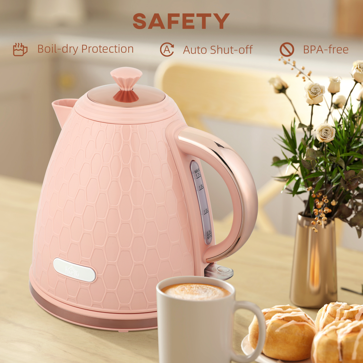 3000W rapid boil electric kettle