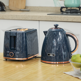 Honeycomb 1.7L kettle and 2-slice toaster set