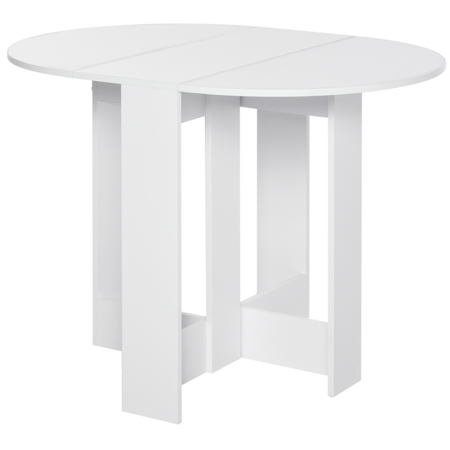 Folding drop leaf dining table