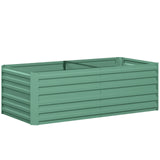 Outsunny Galvanised Steel Raised Garden Bed
