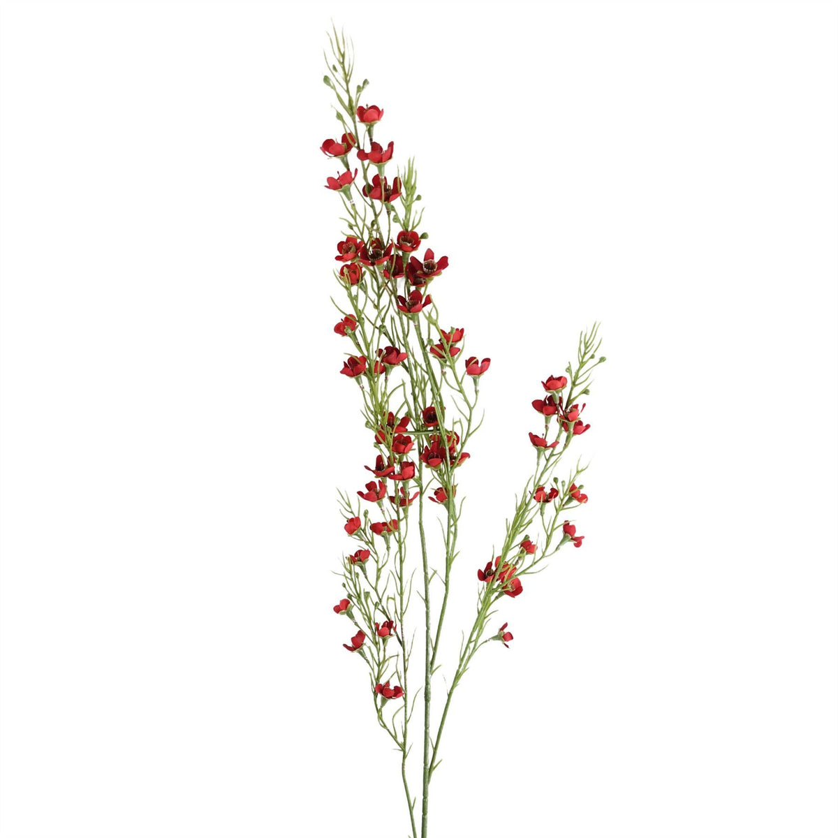 100cm Artificial Foliage with Small Flowers – Red