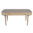 Valencia cane and mango wood dining table