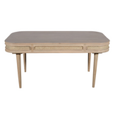 Valencia cane and mango wood dining table