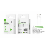 Woox MX0004 USB to Lightning PVC Data Cable – 15W Charging and Sync, 1m, White