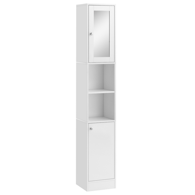 Tall bathroom cabinet with mirror