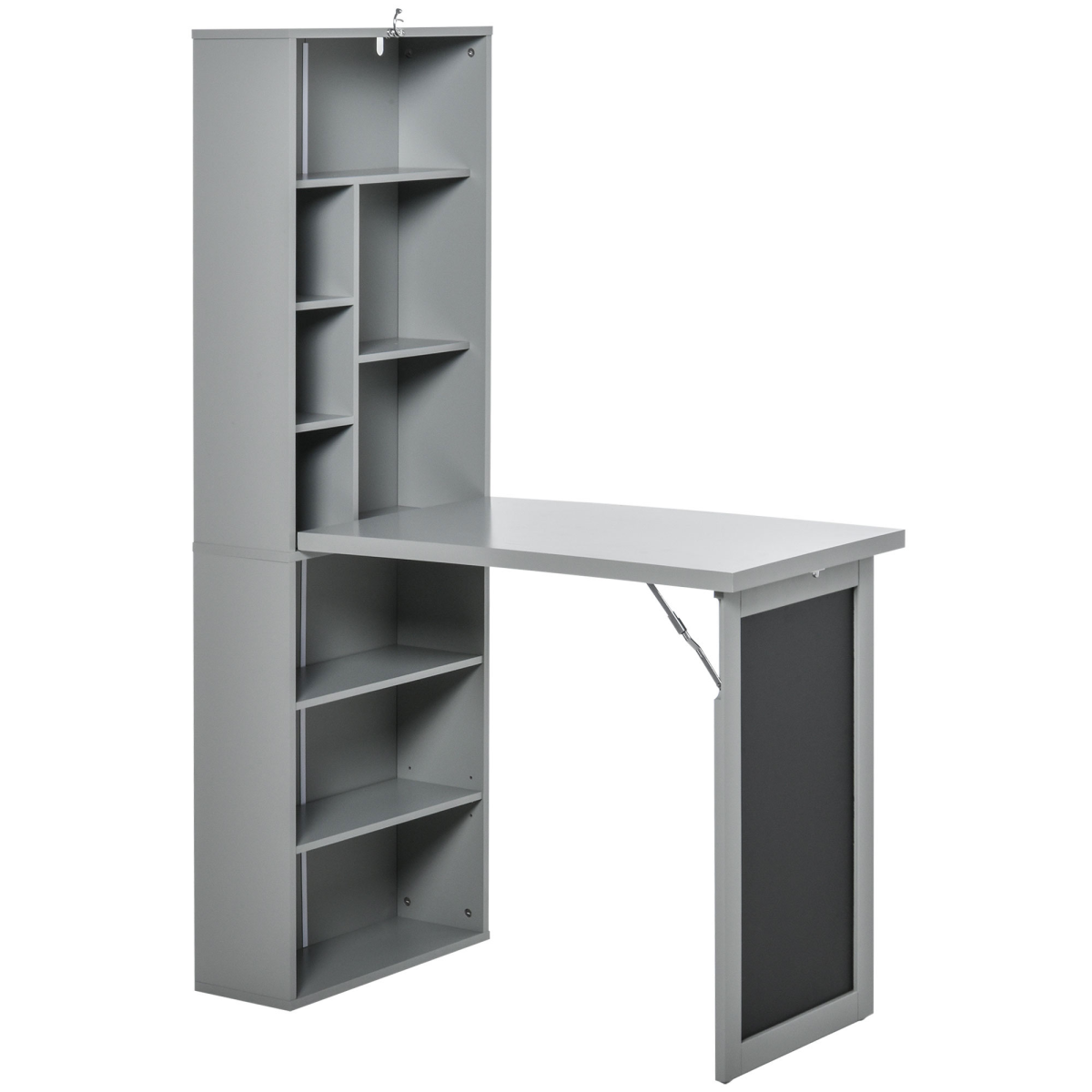 Folding convertible desk with blackboard