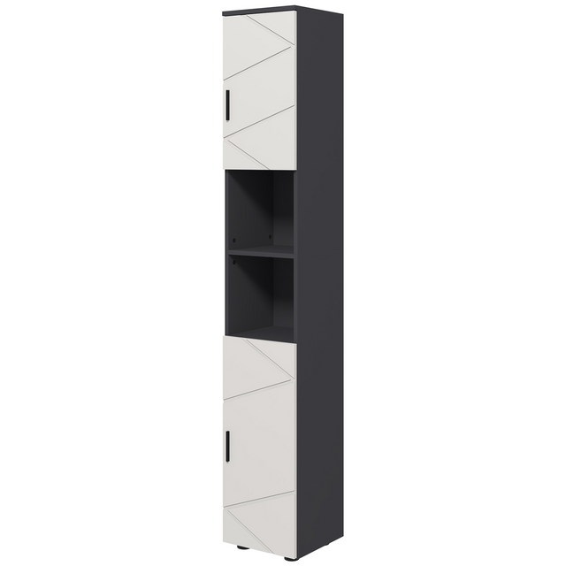 kleankin tall slim bathroom cabinet