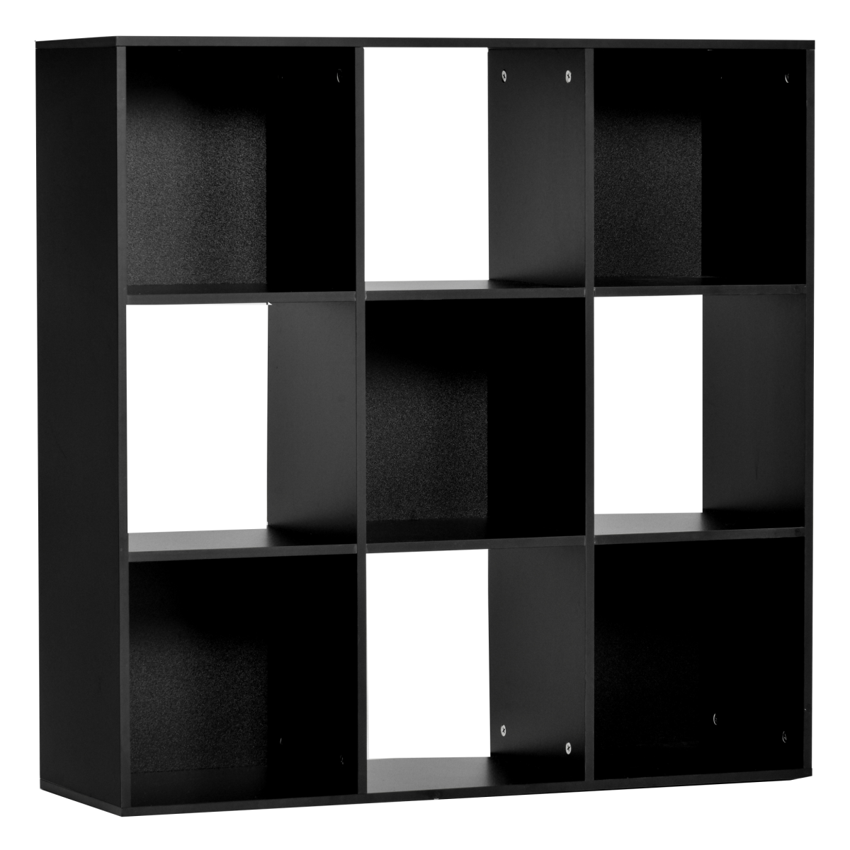 9 Cube Storage Cabinet Bookcase – Bookshelf Organiser for Home, Office or Study, Black