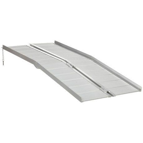 HOMCOM 183cm folding wheelchair ramp