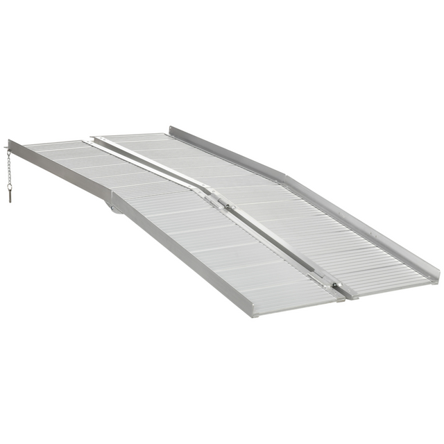 HOMCOM 183cm folding wheelchair ramp