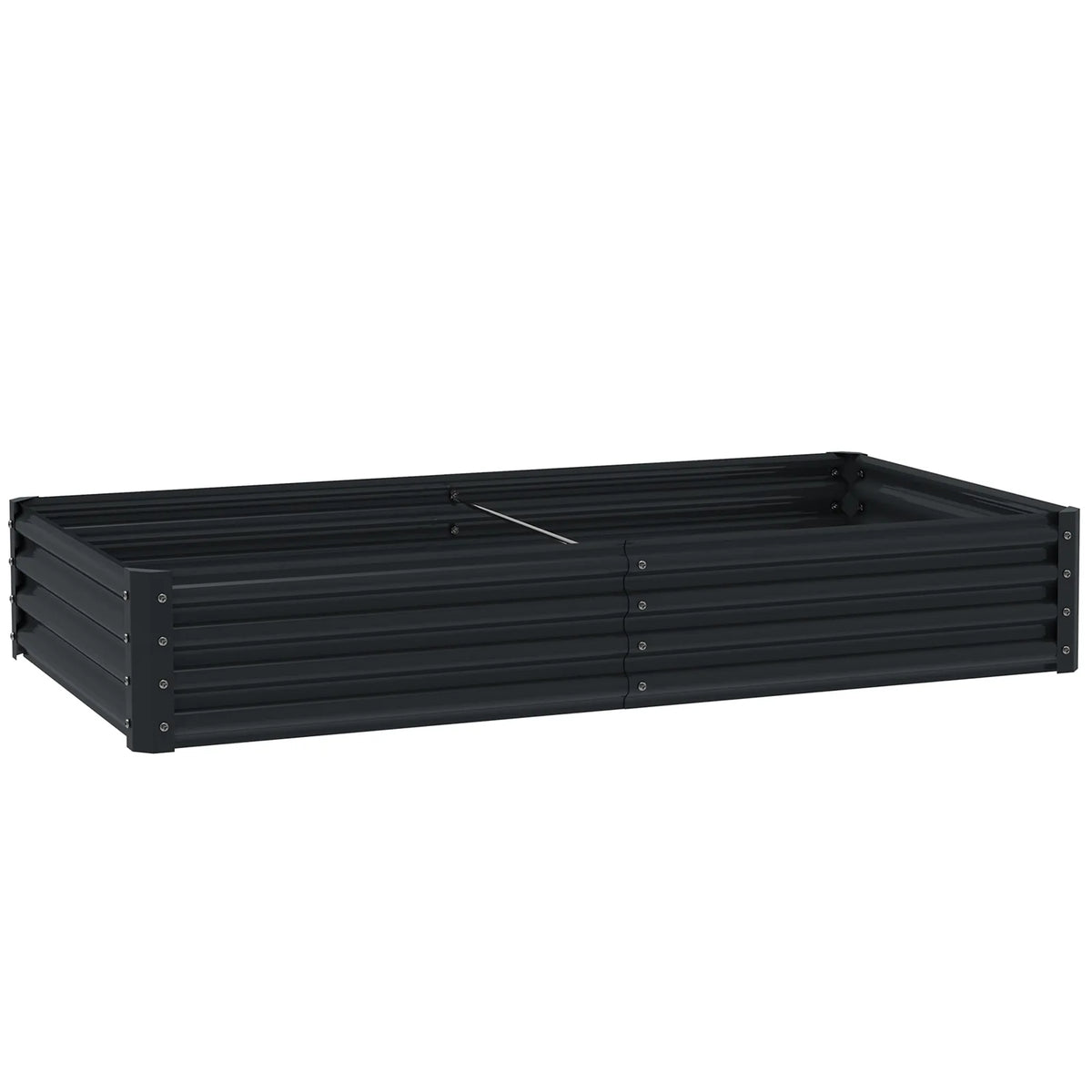 Outsunny 180 x 90cm Galvanised Steel Raised Planter