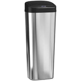 HOMCOM 50L Stainless Steel Sensor Bin with Slim 25cm Width – Hygienic Kitchen Rubbish Bin, Silver Tone