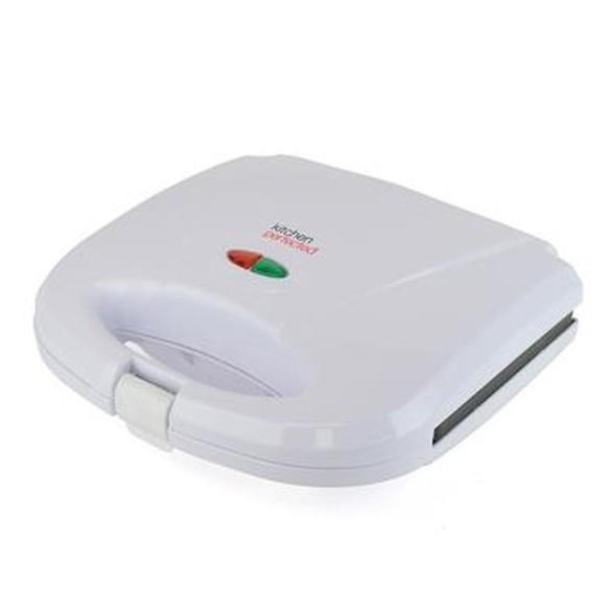 KitchenPerfected 2 Slice Sandwich & Omelette Maker with Non-Stick Plates, 750W – Cut & Seal Toastie Maker, White