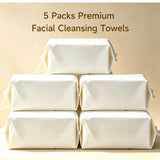 Plant Fiber Facial Cleansing Towels, 5 packs