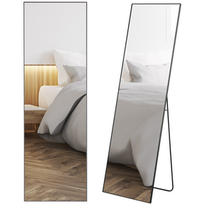 HOMCOM black full length mirror