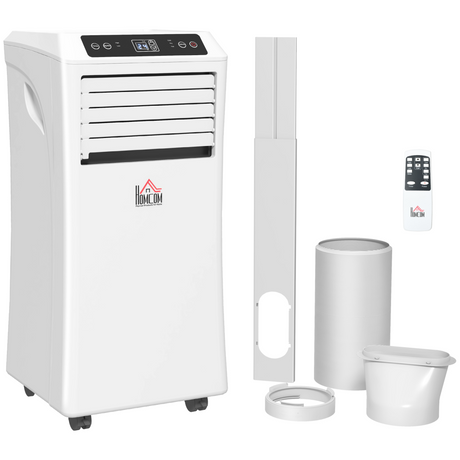 White 1003W portable air conditioner with remote