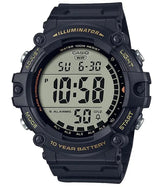 Casio Men's Digital Black Resin Strap Watch - AE-1500WHX-1AVDF