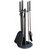 Paris 5 Piece Fireplace Set – Complete Hearth Accessory Set for Your Living Room