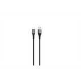 WYEFLOW USB-A to USB-C Charging & Data Cable, 1m – 60W PD Fast Charging, Braided, Black
