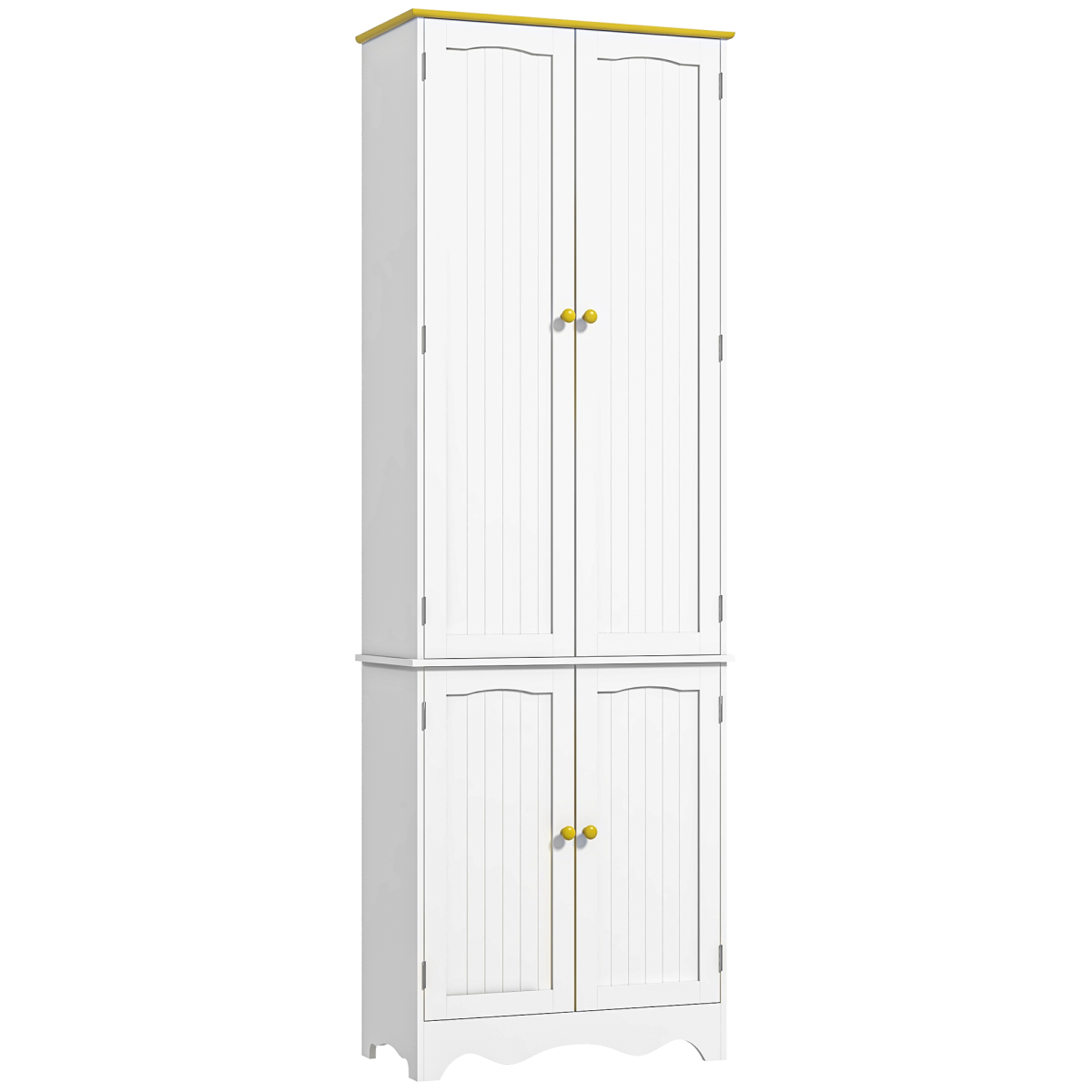 White 4-door kitchen cupboard