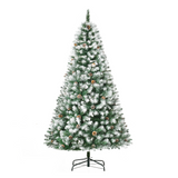 6ft artificial Christmas tree with pine cones