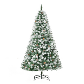 6ft artificial Christmas tree with pine cones