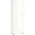 White 4-door freestanding kitchen cupboard
