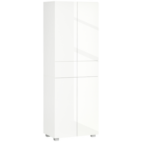 White 4-door freestanding kitchen cupboard
