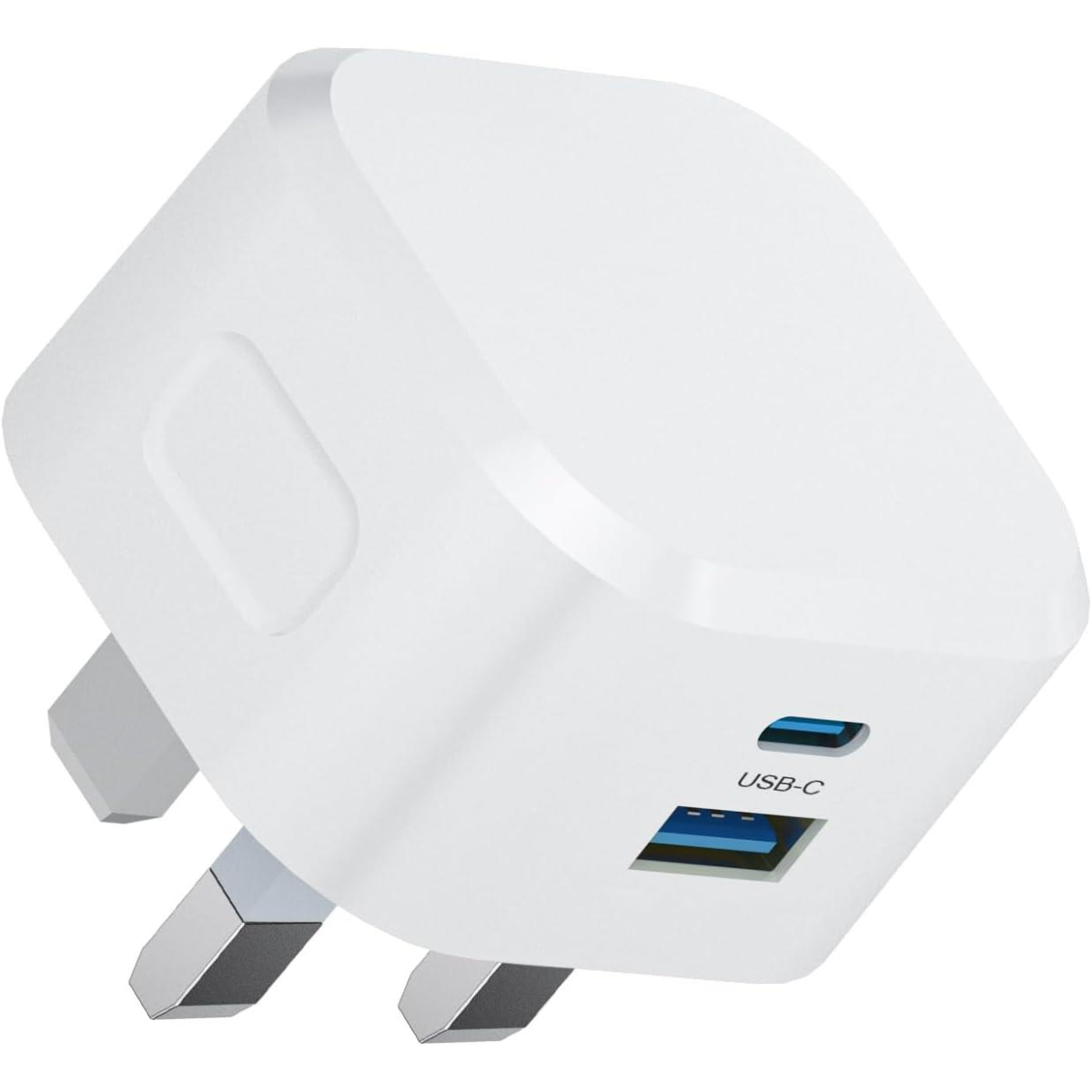 Panther Force 20W Plug with USB-A and USB-C Ports – Dual Port Wall Charger for Home, Office or Travel