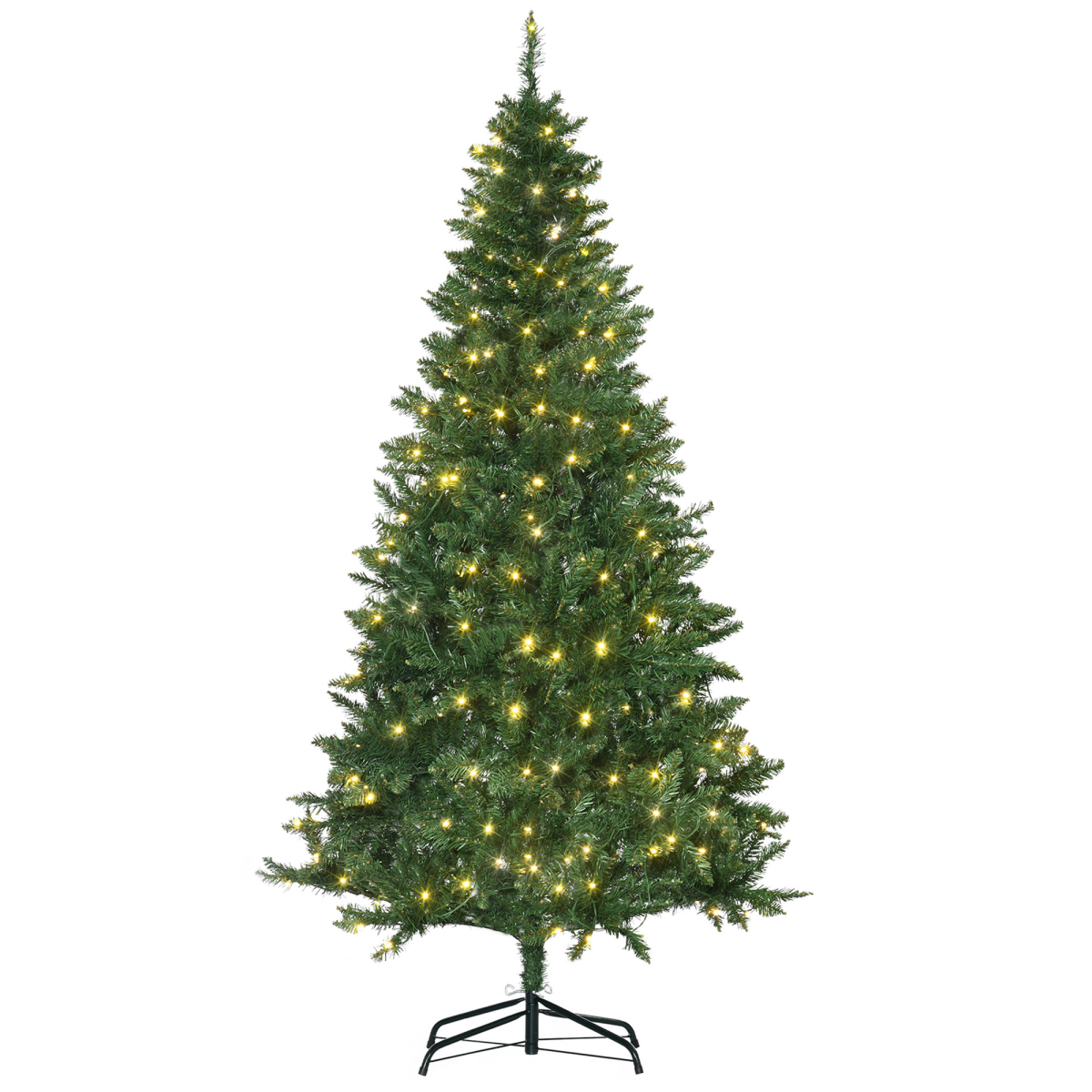 6ft pre-lit artificial Christmas tree with warm white LED lights
