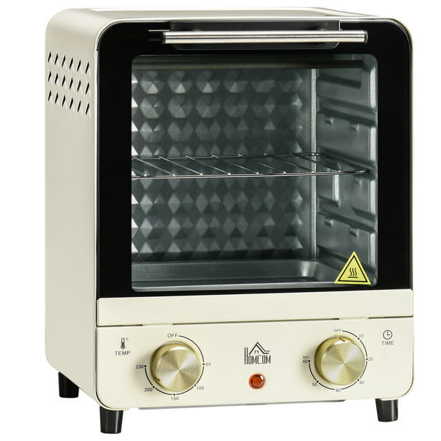 HOMCOM 15L convection mini oven and toaster