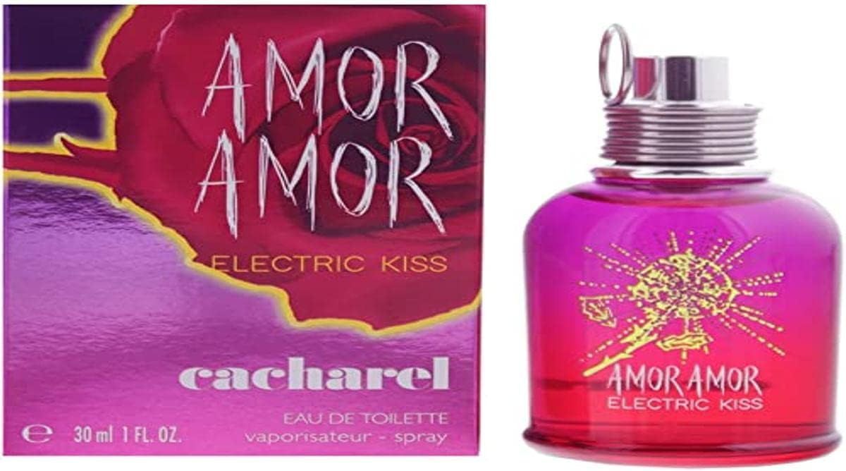 Cacharel Amor Amor Electric Kiss Eau de Toilette Spray 30ml – Floral, Fresh & Citrus Fragrance for Women