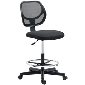 Vinsetto black draughtsman chair
