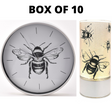 Bumblebee LED tube wall clock