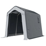 Outsunny 1.8 x 2.4m Waterproof Garden Storage Shed Tent – Portable Shelter for Motorbikes, Bikes and Garden Tools