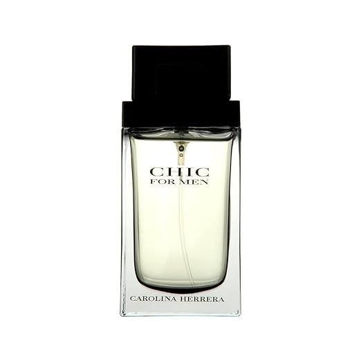 Carolina Herrera Chic For Men Eau de Toilette Spray 100ml – Fresh, Spicy & Woody Fragrance