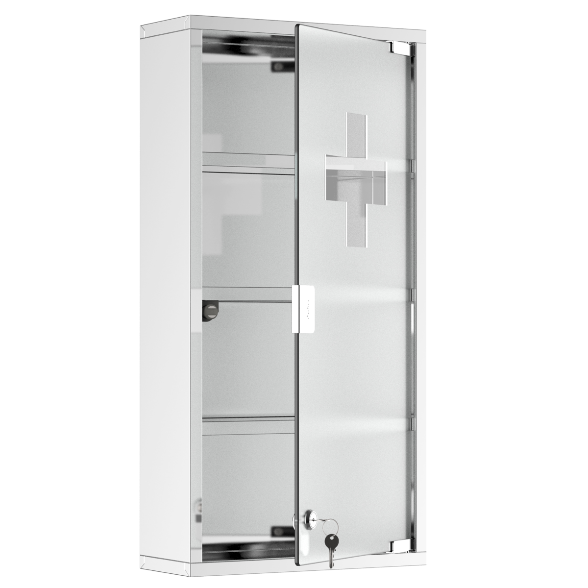 HOMCOM LED Illuminated Bathroom Infrared Sensor Mirror Dustproof 60 80x4CM