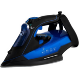 Hamilton Beach 3000W Pro Steam Max Iron with Ceramic Soleplate & Vertical Steam – Blue and Black