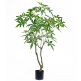 Leaf Artificial Money Tree Pachira, 150cm – Realistic Maintenance-Free Faux Tree for Home & Office