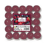 Price's Petali Mixed Berries Tealights, Pack of 25 – Fully Fragranced Wax Candles for Everyday Use