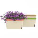 Outsunny 3 Pcs Self Watering Plant Pots with Visual Water Level Window