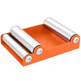 HOMCOM Motorcycle Wheel Roller Stand, 220kg Capacity – Tyre Cleaning & Chain Lubrication, Orange