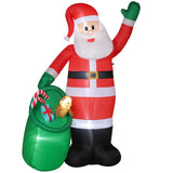 Outsunny 9ft/275 cm Christmas Inflatable Santa with Bear Sack