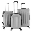 3 piece lightweight ABS spinner luggage set