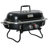 2 burner table-top gas BBQ